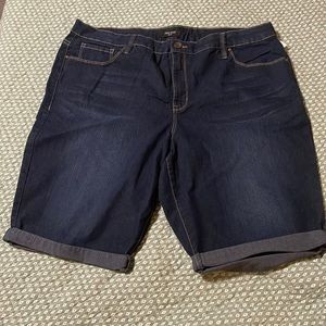 Dark blue Nine West jean shorts